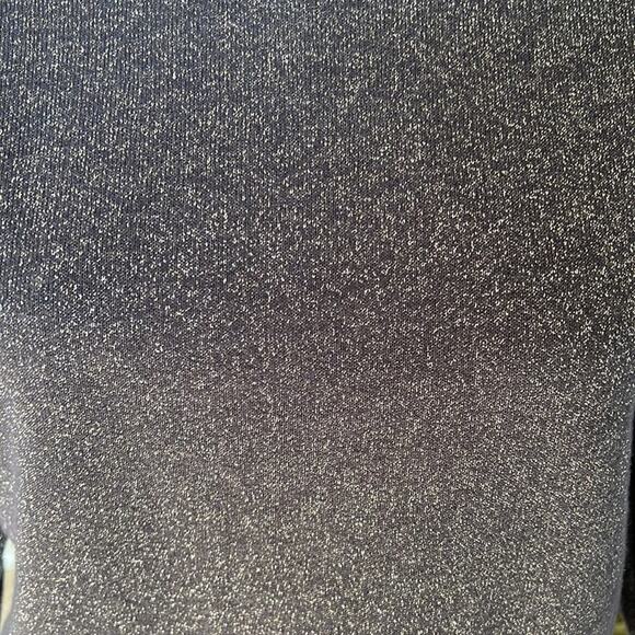 J. Crew Shimmer Crewneck Sweater Navy - Picture 2 of 6